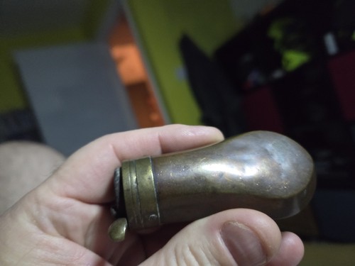 Gun powder brass and - gun,