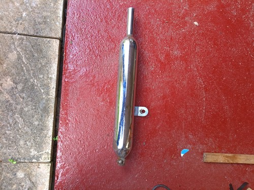 Moped exhaust silencer - exhaust,