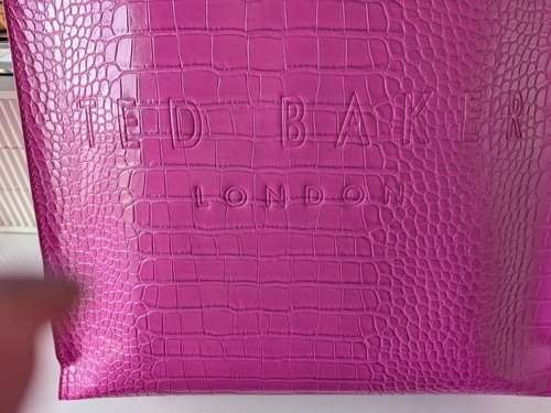 Ted baker large croc - baker, pink
