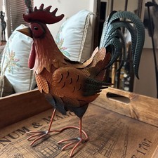 Large 19" Metal Cockerel