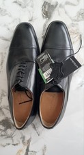 M&S Autograph Men's Formal Lace-Up Oxford Shoes UK Size 8, BlacknLeather