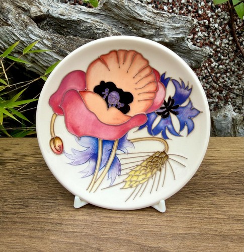 Moorcroft pink paix tray - moorcroft,