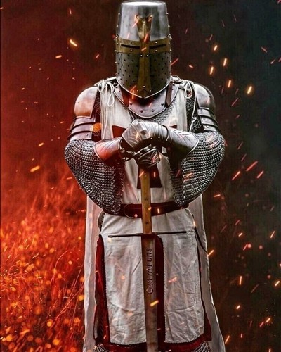 Medieval templar knight - medieval,