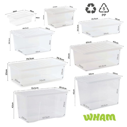 Reusable clear storage - clear,