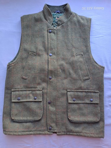 Greenbelt men tweed gilet - greenbelt, men’s