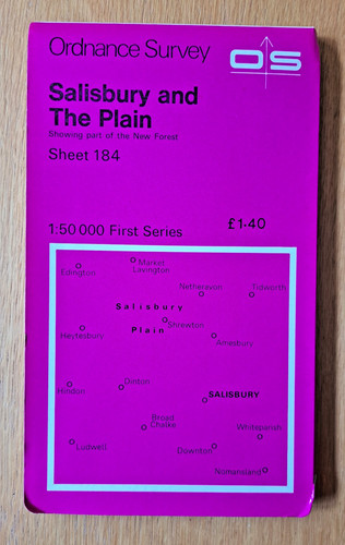 Ordnance survey map sheet 184 - map,