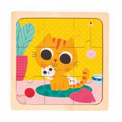 Janod wooden puzzle - janod, little