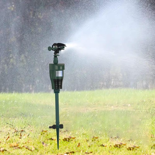 Heron scarer and water spray - and,