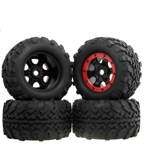 4pcs 17mm hex tire wheel - 17mm, 1:8