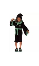 BRAND NEW Harry Potter Slytherin House Child Dressing Gown Kids Bathrobe 