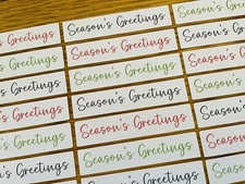 15x Seasons Greetings Card
