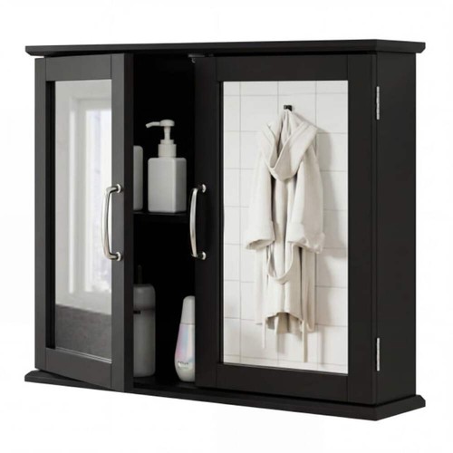 Wall mounted bathroom mirror - bathroom,