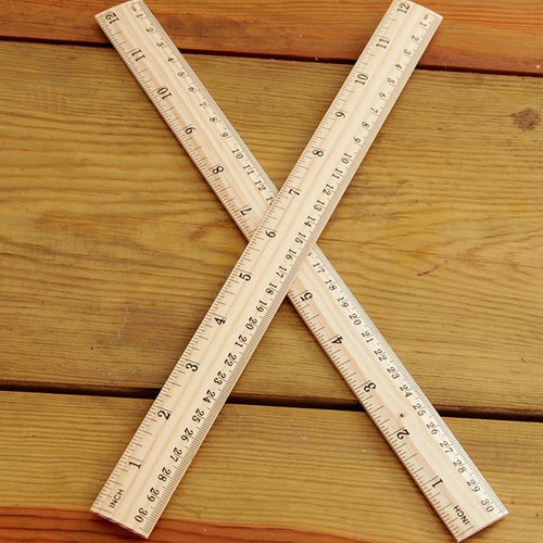 Pcs wooden rulers - 20,
