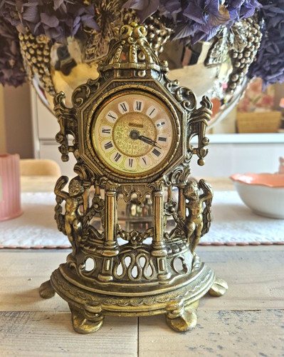 Splendex gold metal cherub - metal,