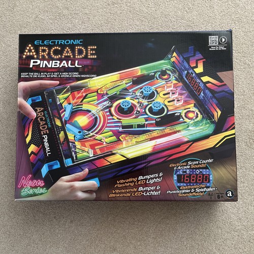 Electronic arcade game pinball - game,