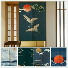 Japanese Noren Crane Door