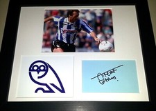 TREVOR FRANCIS SHEFFIELD WEDNESDAY FOOTBALL SIGNED AUTOGRAPHED DISPLAY COA