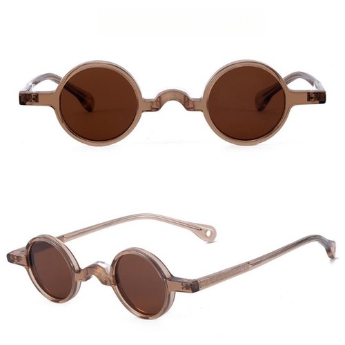 Vintage round brown polarized - round,