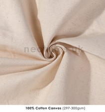 CANVAS CALICO Cotton Fabric COTTON LINEN MIX,HESSIAN JUTE 100% Natural Material