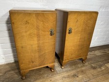 Antique Walnut Bedside Cabinet