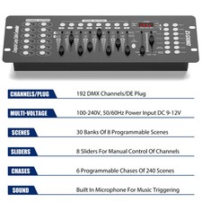 DMX512 192 Channel Operator