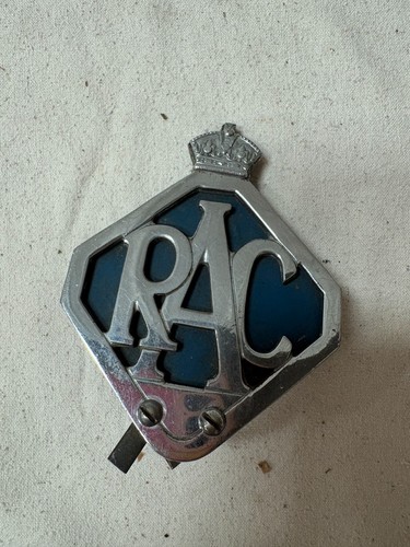 Vintage rac metal badge good - vintage,