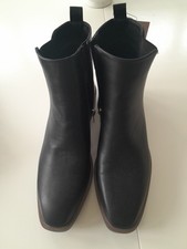 Ladies Black, Ankle Boots, low heel Size 7