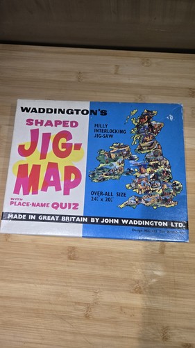 Waddington shaped jig map of - waddington's, jig-map