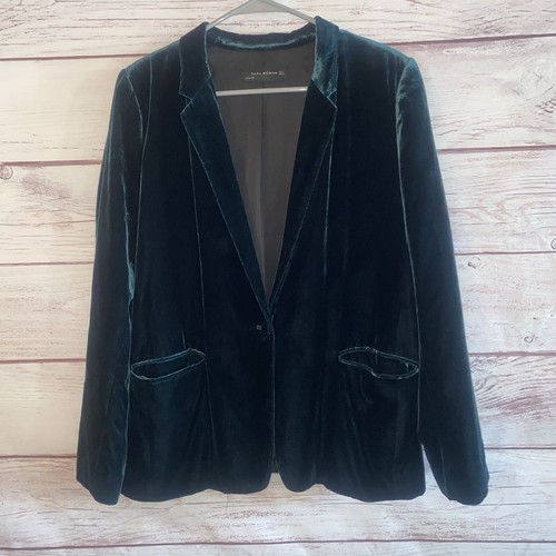 Zara woman green - zara, velvet