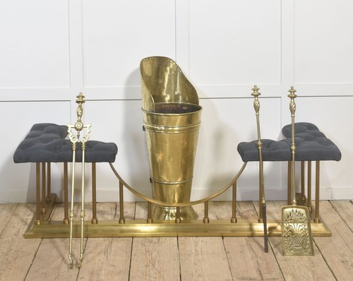 Brass club fender with - brass,