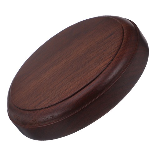 Solid wood bonsai stand round - solid,