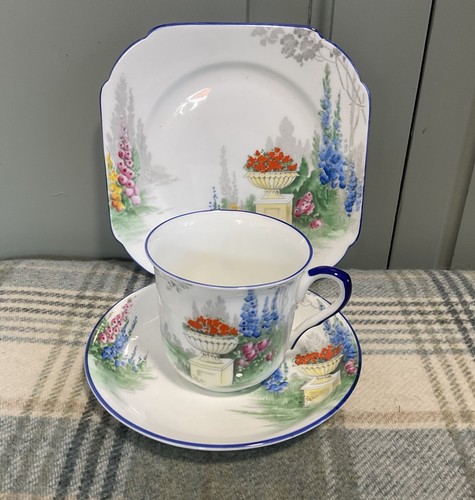 Vintage shelley trio garden - vintage,