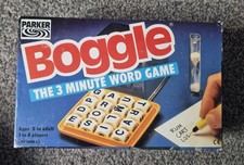 Vintage Boggle Word Game by Parker 1985 - (8yrs+)  ~ Complete
