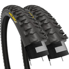 VELMAX 2x 20 x 1.75 Tyres 47-406 MTB Mountain Offroad BMX Bike Bicycle (PAIR)