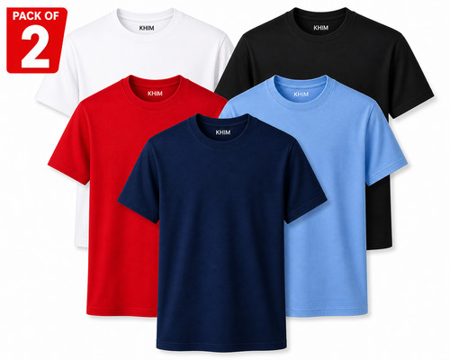 Kids plain shirts - pack, 2