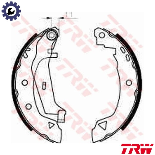 Brake shoe set - brake, gs8240