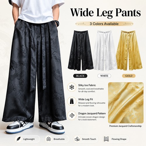 Chinese hanfu pants womens men - womens,