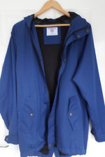 Lambretta Men's Full Zip Retro Windbreaker Blue Coat size M Very little used