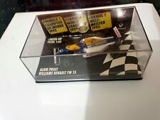 Williams Renault Fw15 Alain Prost 1993 F1 car. Minichamps 1/64.