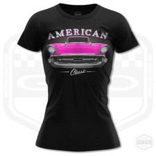 Women's 1957 Chevrolet Bel Air American Classic Car T-Shirt
