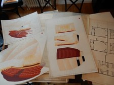 ART DECO CINEMA ODEON LEEDS  ARCHITECTURAL SCHEMATIC  DRAWINGS ARTISTS ORIGINALS