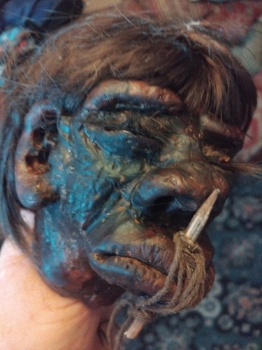 Shrunken head sideshow - shrunken, gaff