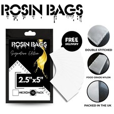Rosin Mesh Filter Bags 2.5" X 5" - 8 Microns 25u 37u 70u 90u 120u - 5 or 10 Pack