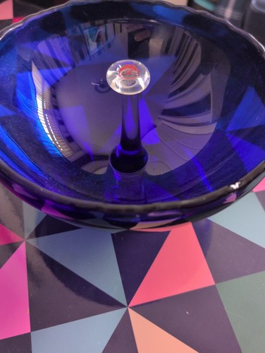 Glass bowl colbolt blue - colbolt,