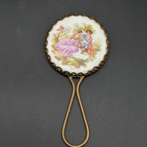 Vtg limoges mirror handheld - mirror,