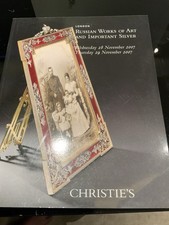 CATALOGUE, CHRISTIES RUSSIAN WORKS OF ART IMPORTANT SILVER 2007