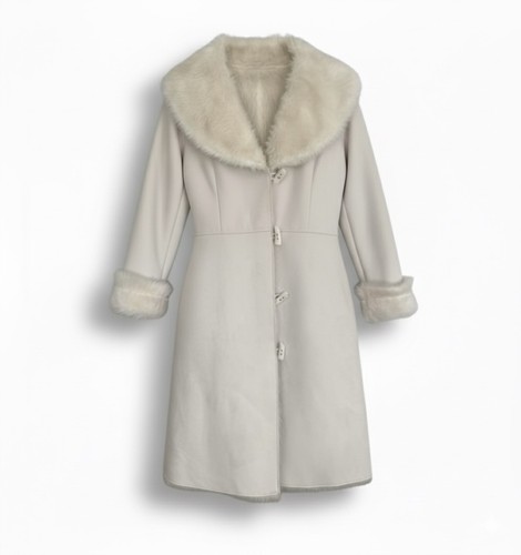 Ladies cream white faux fur - ladies,
