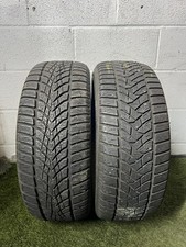 2X 205/55/16 205 55 16 DUNLOP WINTER SPORT , 6MM-8MM TREAD PRESSURE TESTED