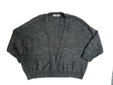 M&S Black Sequin Knit Bolero