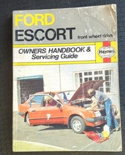 FORD ESCORT OWNERS HANDBOOK &